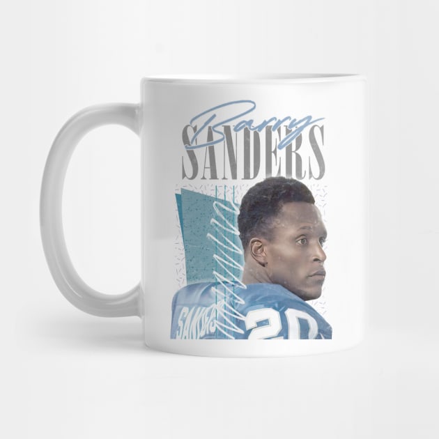 Barry Sanders / Retro Detroit Lions Running Back Design by DankFutura